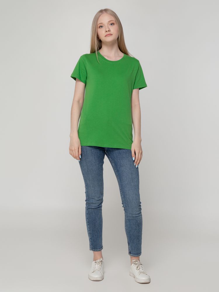 Футболка женская T-bolka Lady, ярко-зеленая-4