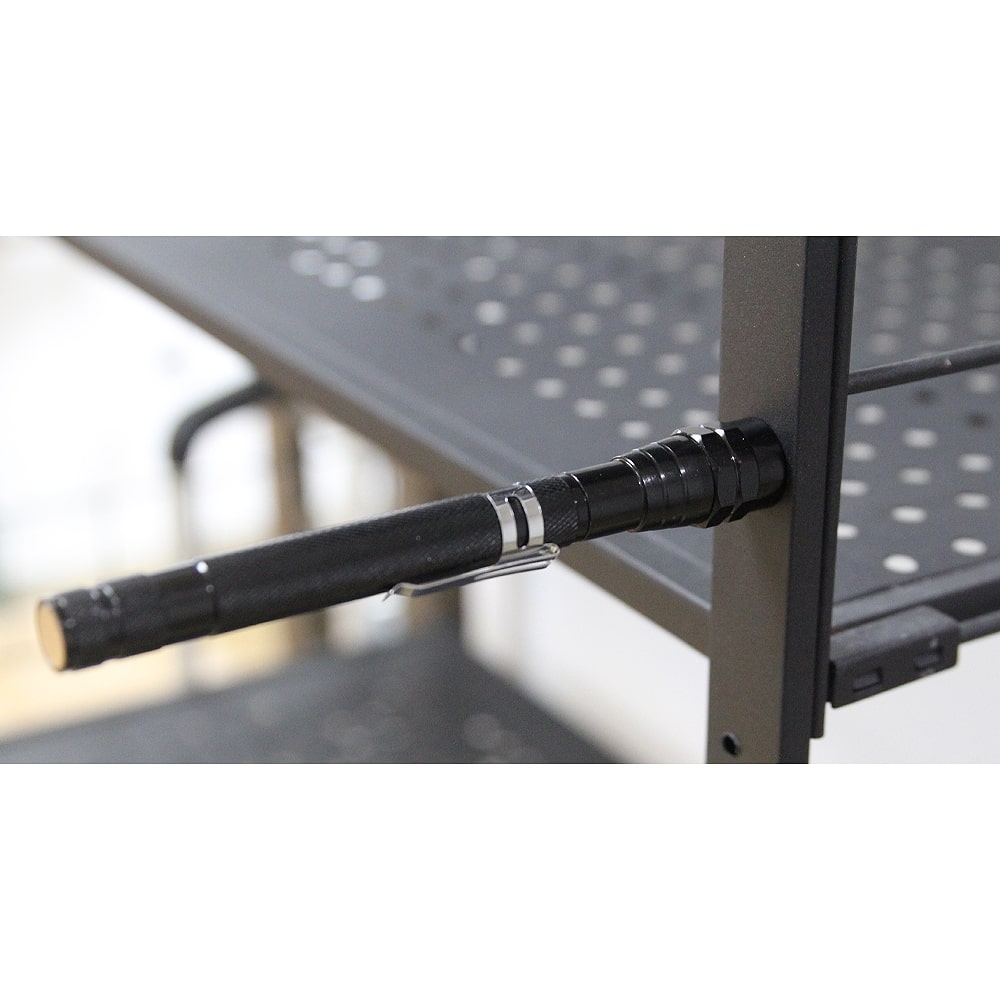 Фонарь телескопический Tools Flashlight с магнитом, Чёрный-1