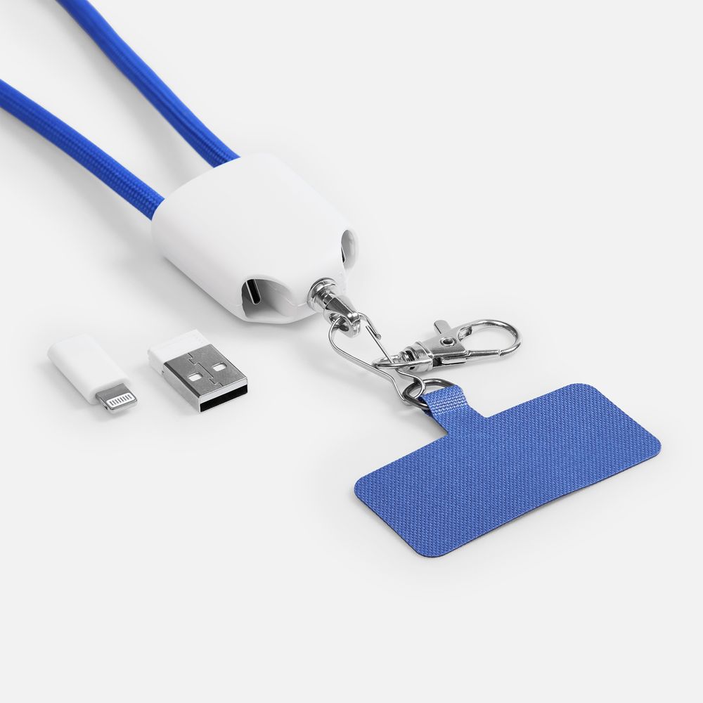 Кабель-ланьярд energyFlex Pro, синий-3