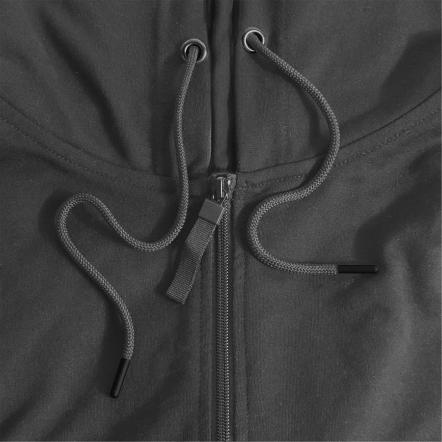 Толстовка унисекс на молнии с капюшоном EVEREST 260, темно-серый-3