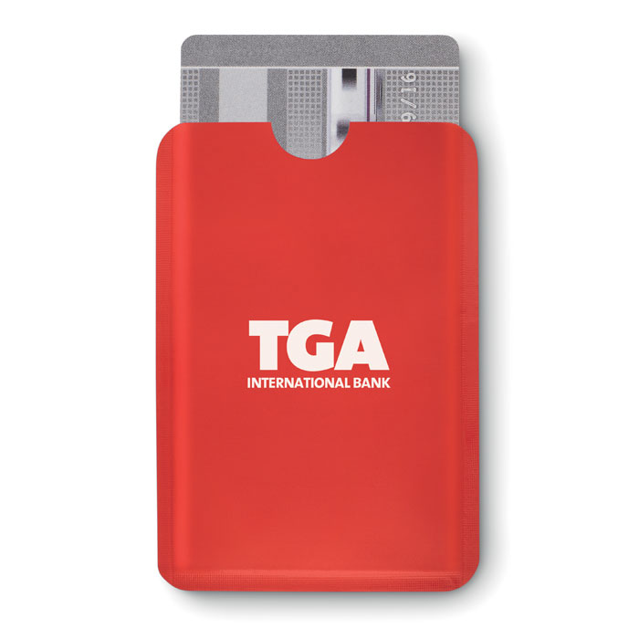 Чехол для кредитной карты, красный-6