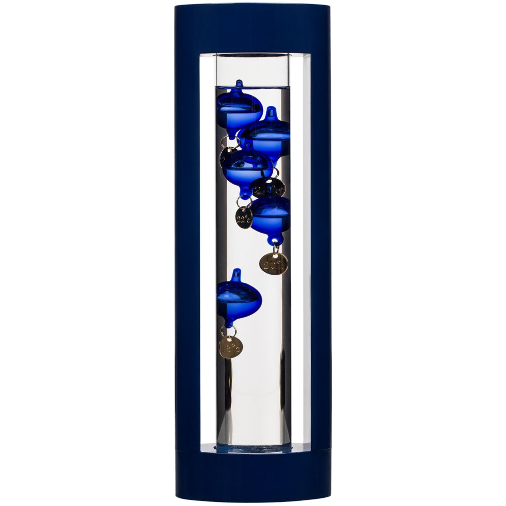 Термометр «Галилео» в деревянном корпусе, синий-2