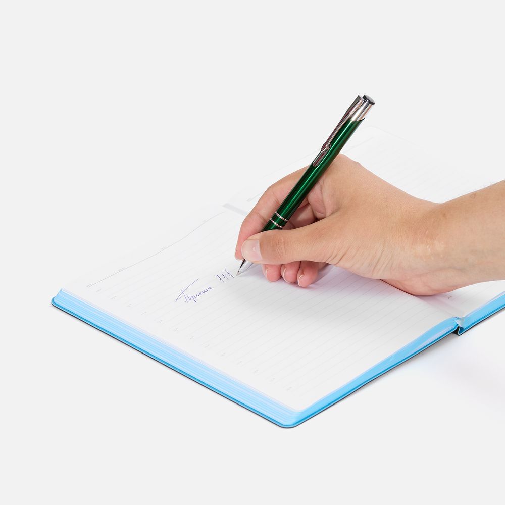 Ручка шариковая Keskus, зеленая-2