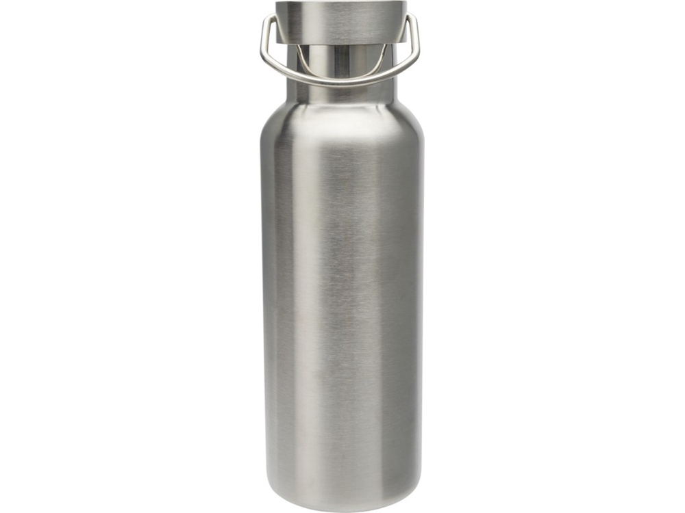Бутылка для воды Thor из нержавеющей стали, сертифицированной по стандарту RCS, серебряный-1