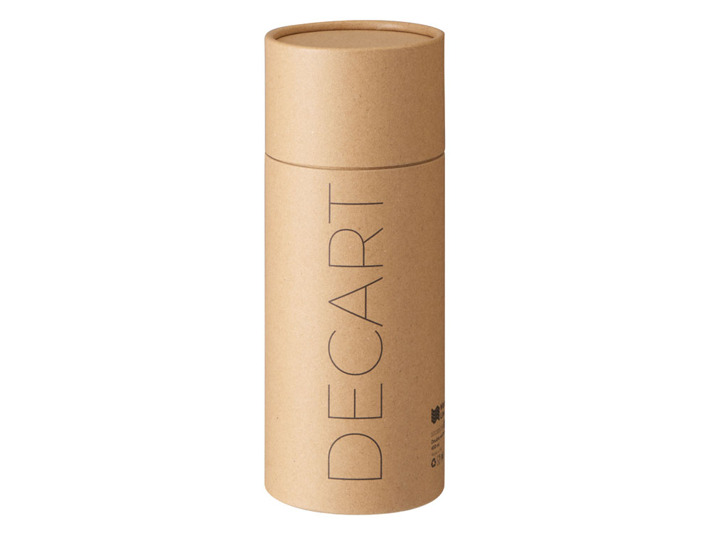 Вакуумная термокружка Decart, 450 мл, тубус, серебристый-4