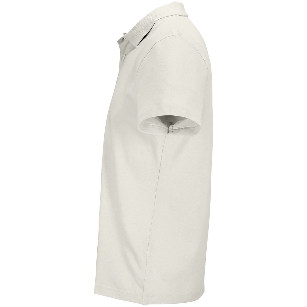 Рубашка поло унисекс Pulse, молочно-белая-3