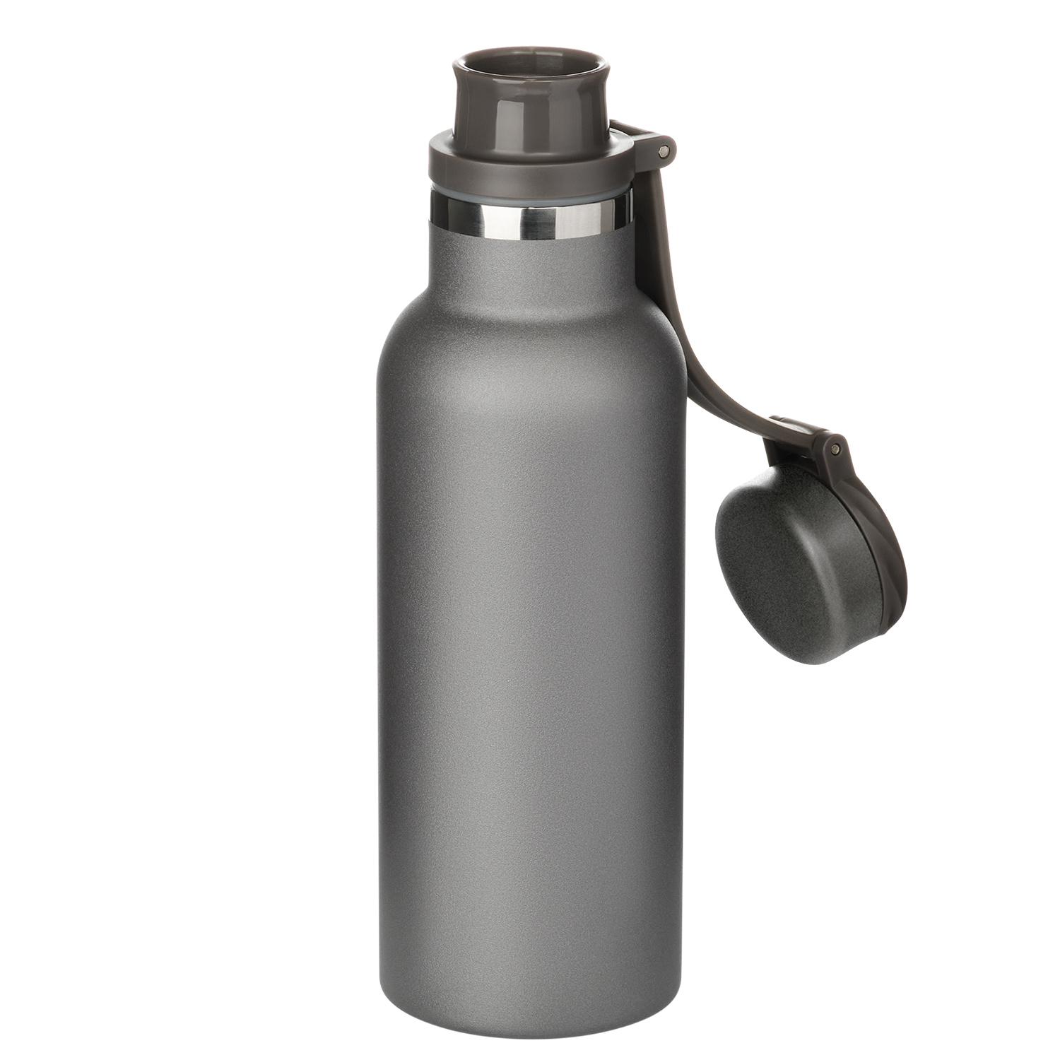 Термобутылка вакуумная герметичная Modena, серая-4