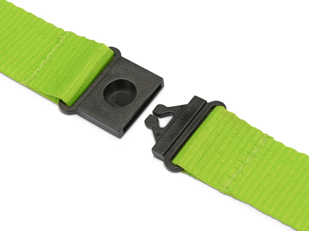 Ланьярд с карабином и замком безопасного разрыва, зеленое яблоко-3