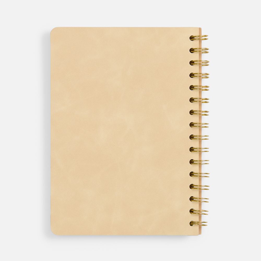 Ежедневник Spiral, недатированный, бежевый-1