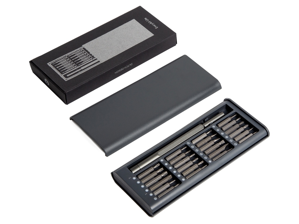 Набор отверток 24-в-1 Everybit lite, серый-2