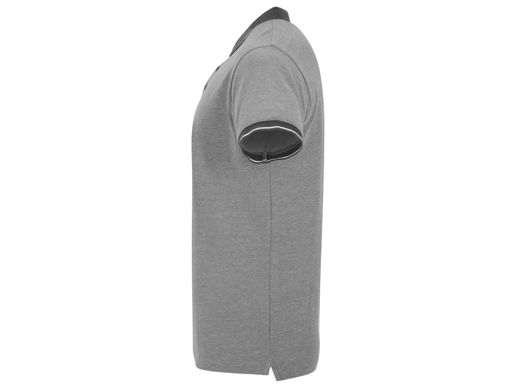 Рубашка поло Bowie мужская, меланжевый черный-2