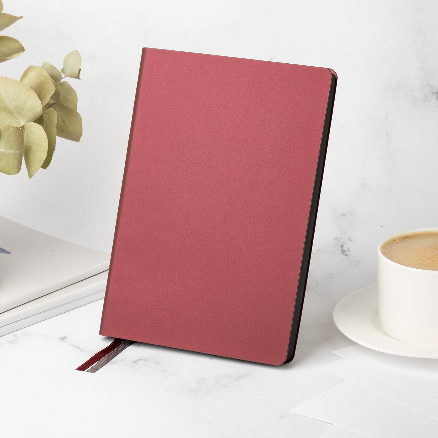 Ежедневник Мун Ривер (Moon River) недатированный, бургунди-11