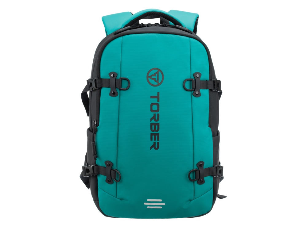 Рюкзак спортивный TORBER Xtreme 18, зелёный/чёрный, 31 х 12 х 46 см, 17л-0