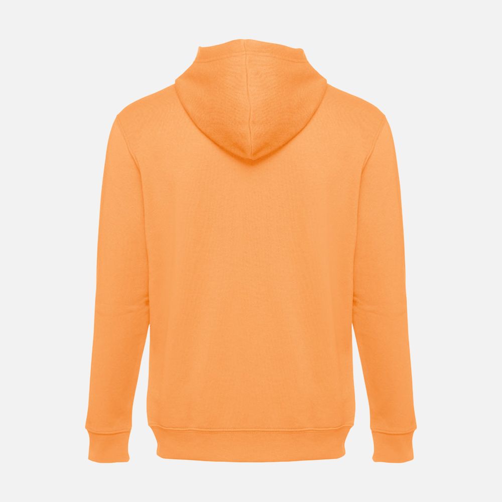 Толстовка мужская на молнии с капюшоном Amsterdam, светло-оранжевая-2