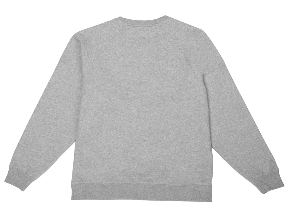 Свитшот оверсайз Paris, унисекс, серый меланж-19