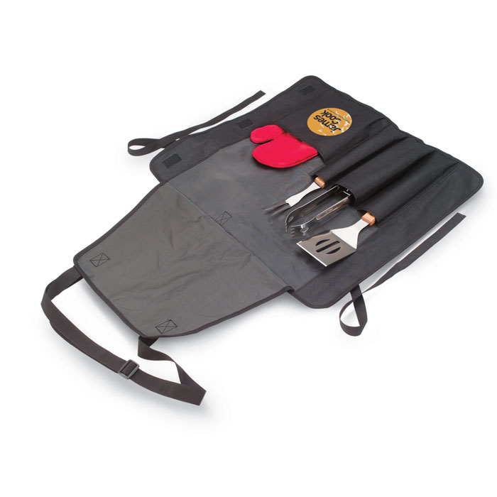 Набор для барбекю, черный-2