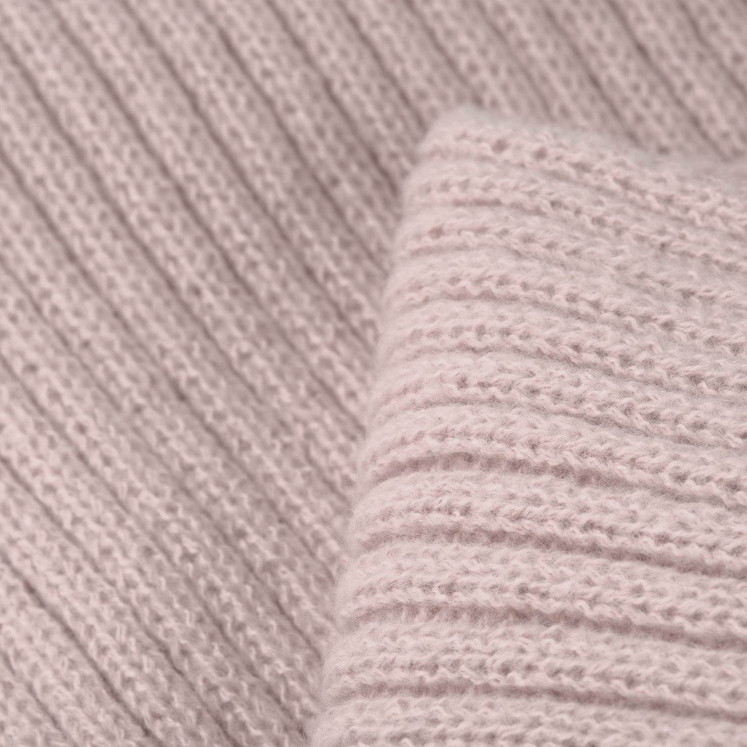 Шарф Forges вязаный, дымчато-розовый-2