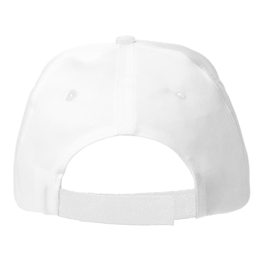 Бейсболка Fortuna, 5 клиньев, застежка на липучке, белый-2