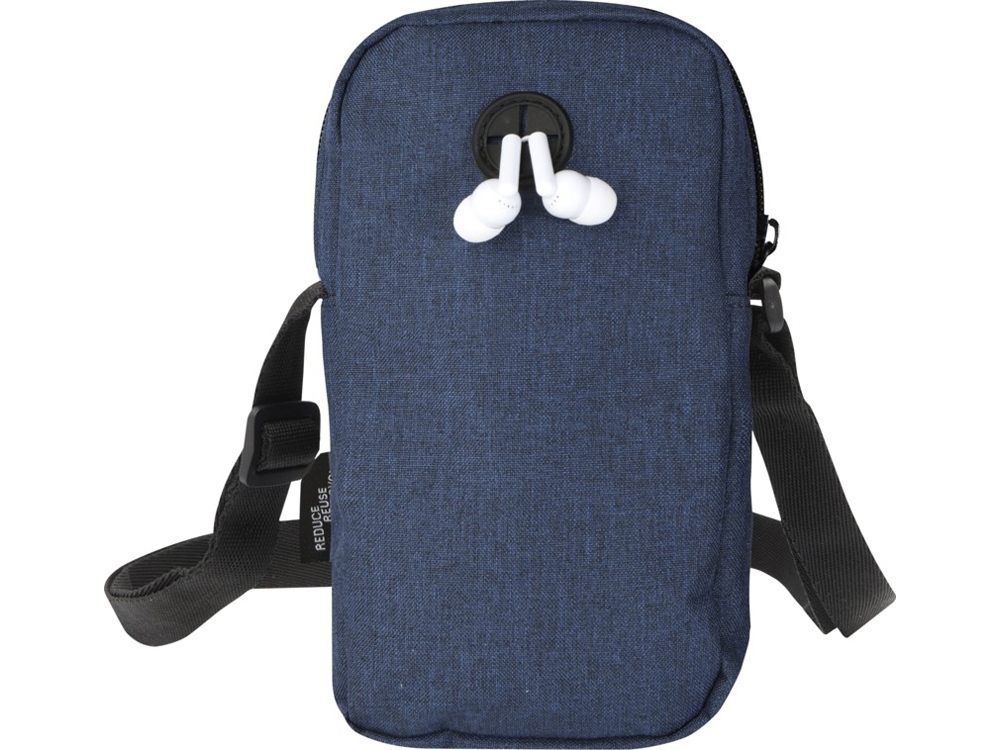 Сумка для телефона Ross из переработанного материала, синий navy-2