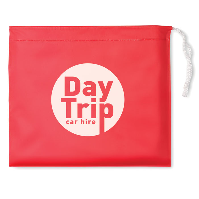 Дождевик, красный-2