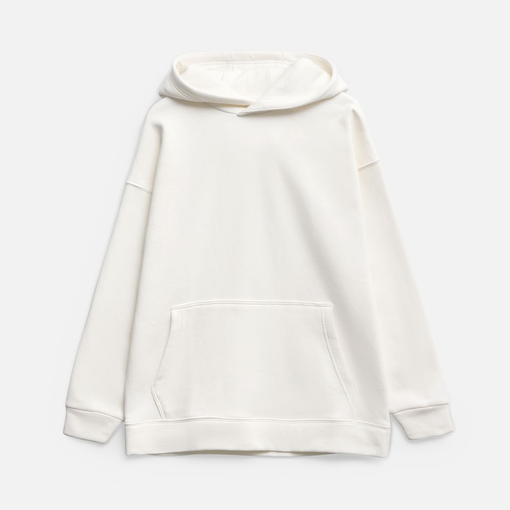 Худи оверсайз унисекс Snuggie, молочно-белое-1