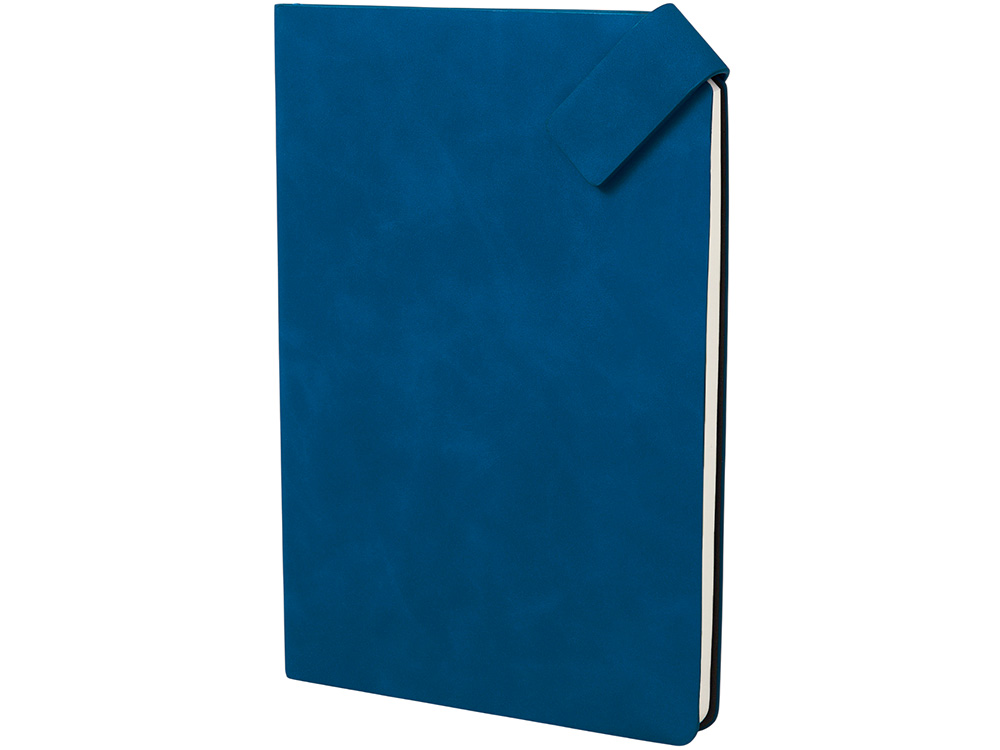 Блокнот А5 в гибкой обложке Chaplin, синий-1