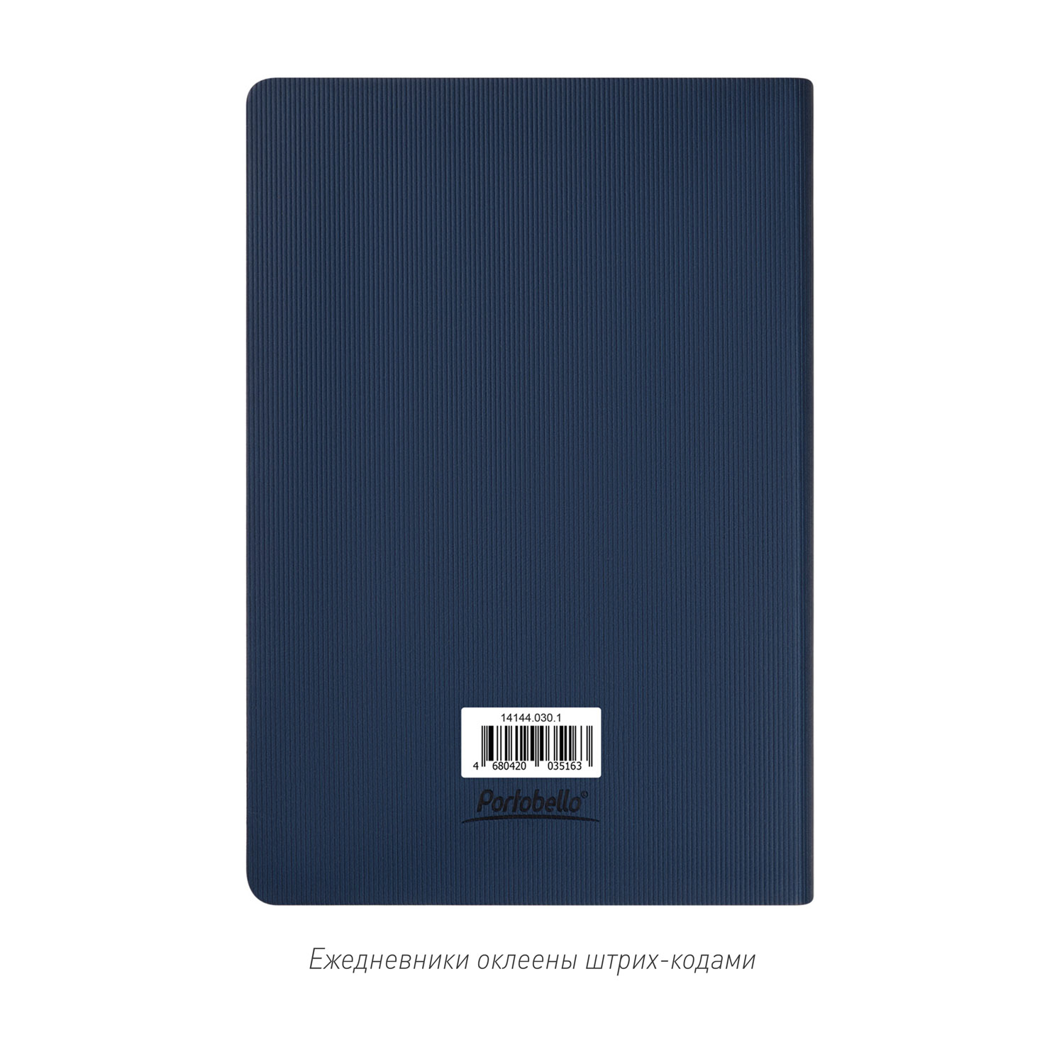 Ежедневник Рейн (Rain) недатированный, синий (без упаковки, без стикера)-14