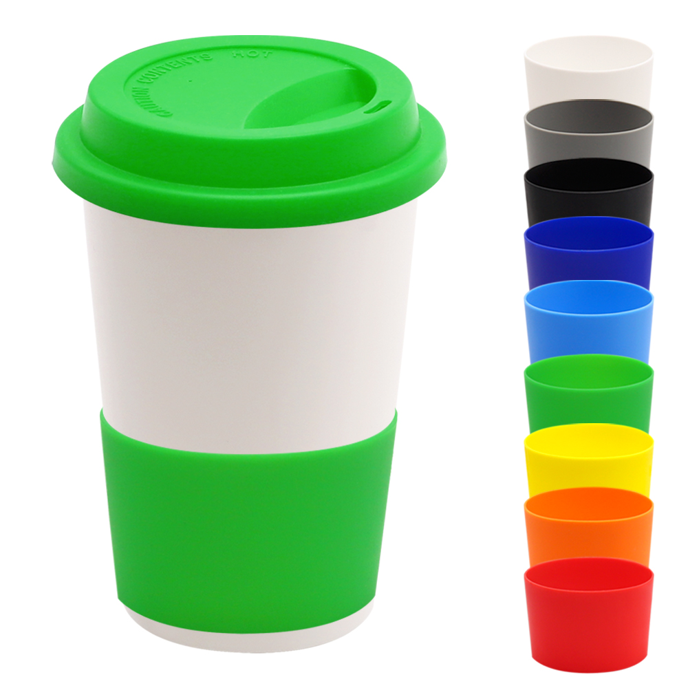 Манжета силиконовая для кружки Magic, Зеленый-1