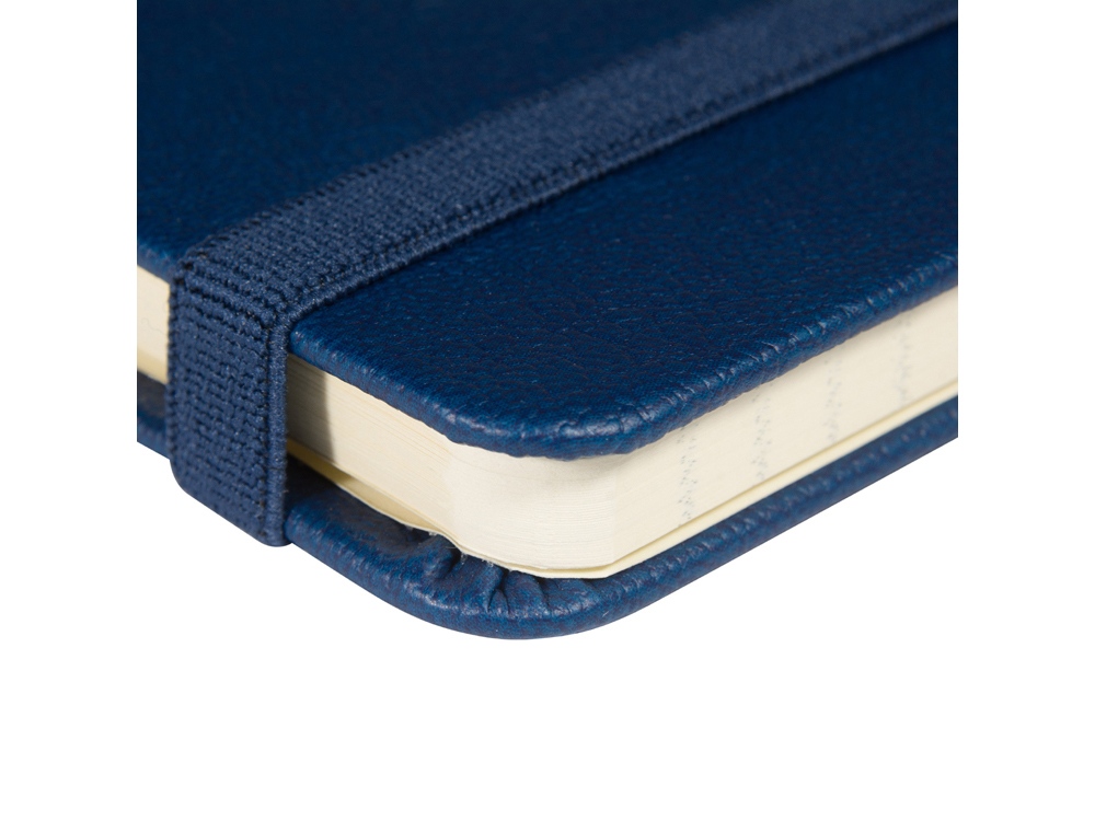 Блокнот А5  City на резинке, темно-синий-3