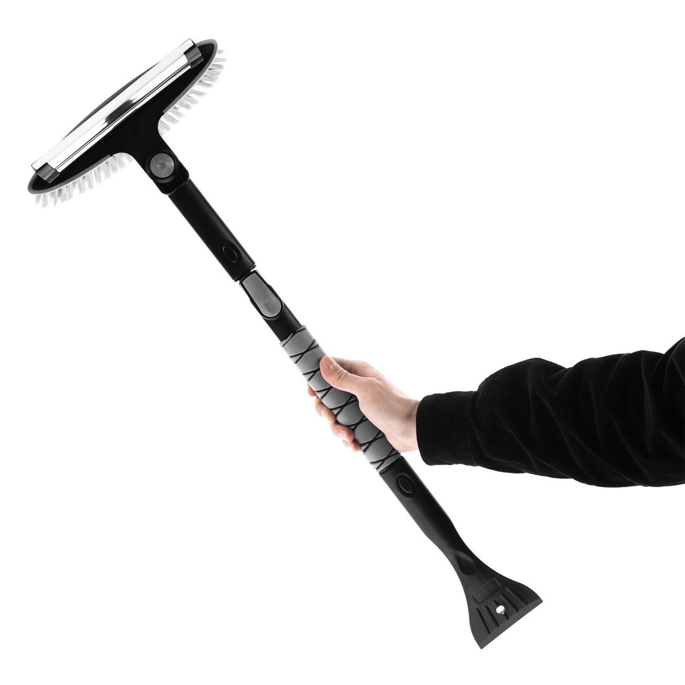 Автомобильная мультифункциональная щетка Severus Scrape, серая-3