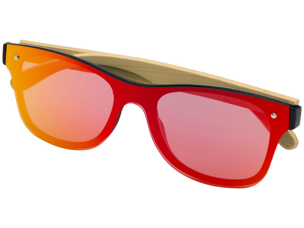 Солнцезащитные очки Tan с бамбуковыми дужками - Желтый-2