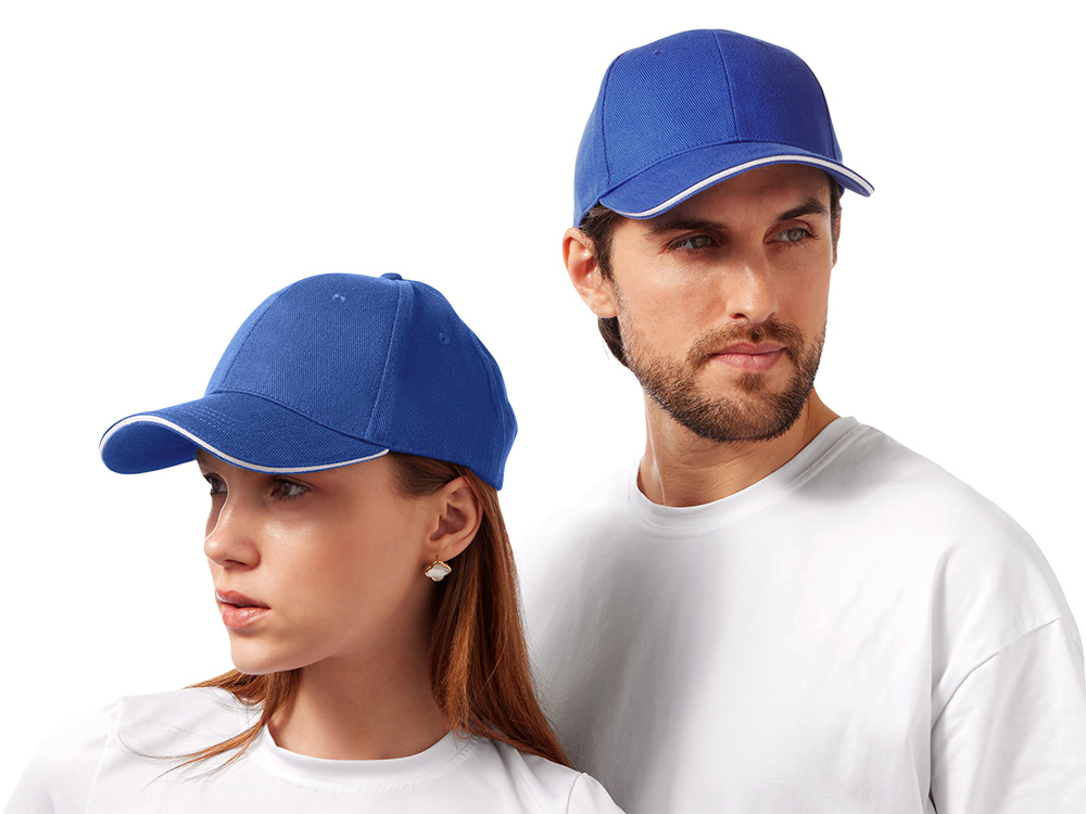 Бейсболка Cancun, классический синий/белый-0