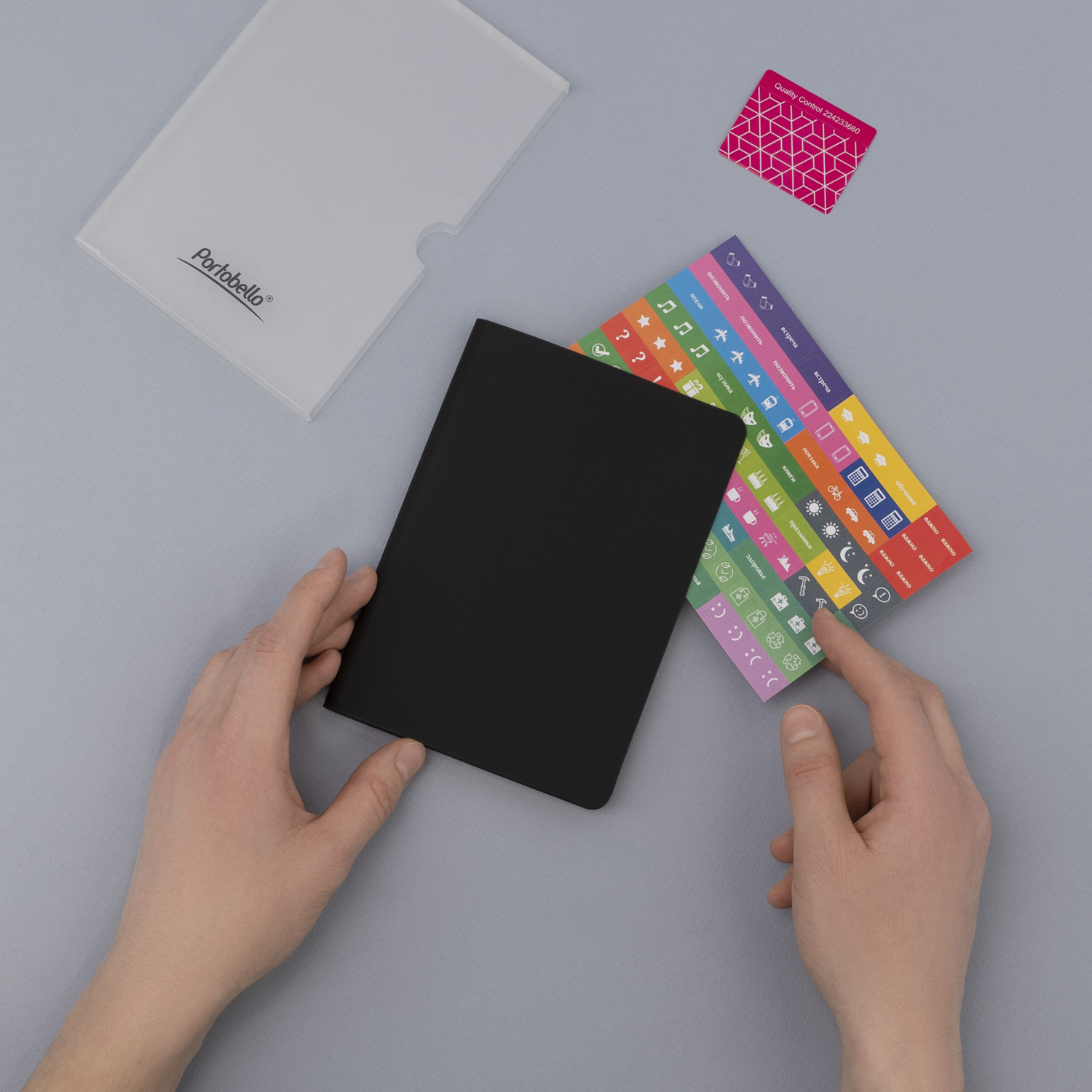 Ежедневник Spark mini A6 недатированный, черный-9