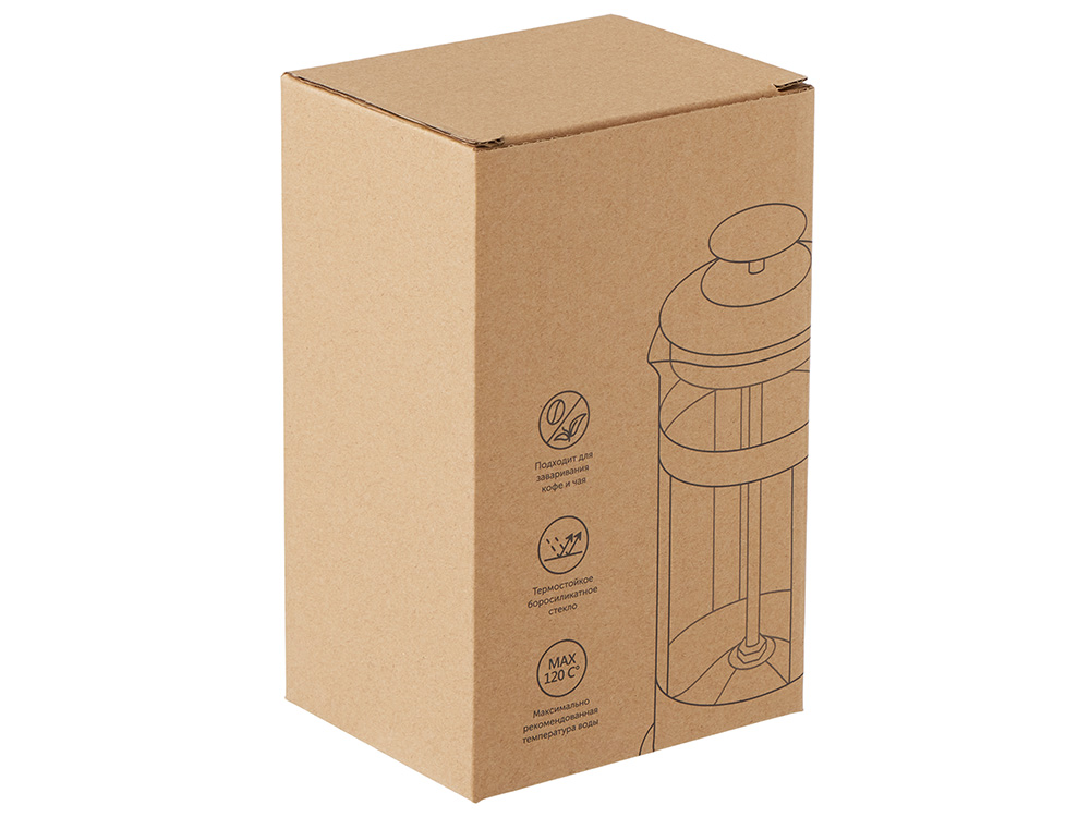 Пластиковый френч-пресс Savor, 350 мл, синий-8