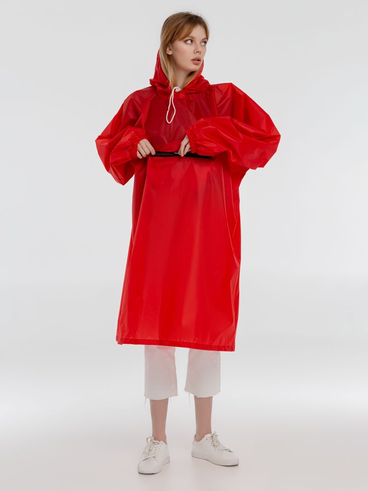 Дождевик-анорак Alatau, красный, единый размер-2