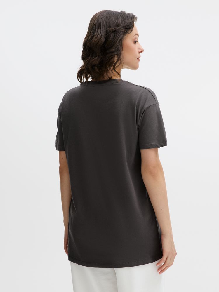 Футболка унисекс Regent 150, темно-серая-4