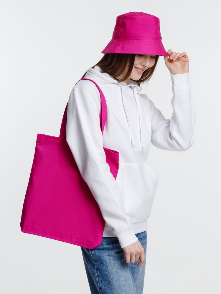 Холщовая сумка Avoska, ярко-розовая (фуксия)-2