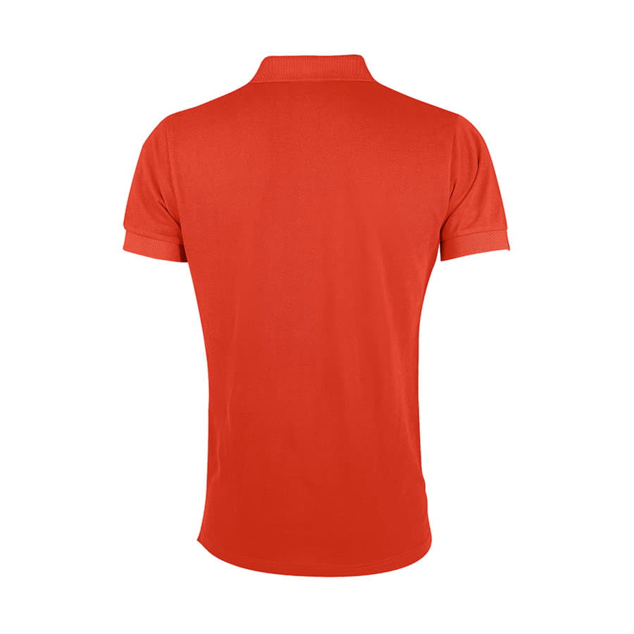 Рубашка поло мужская PORTLAND MEN 200, оранжевый, серый-4