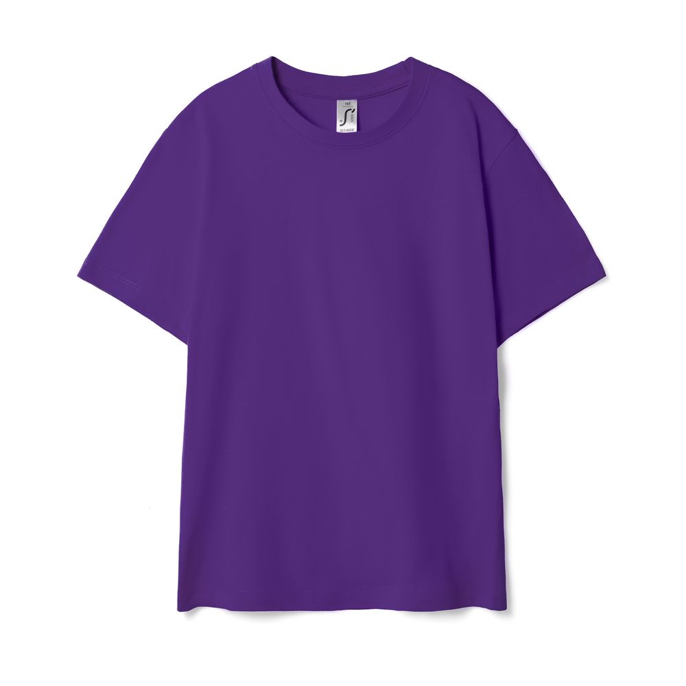 Футболка детская Regent Kids 150, темно-фиолетовая-1