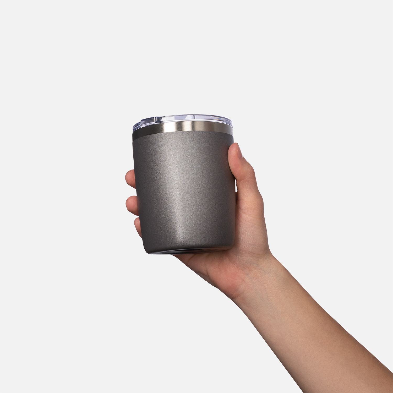 Термокружка вакуумная Вива (Viva), серая-4