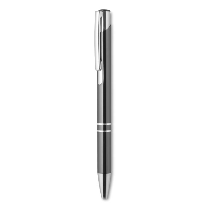 Recycled aluminium ball pen, титановый-3