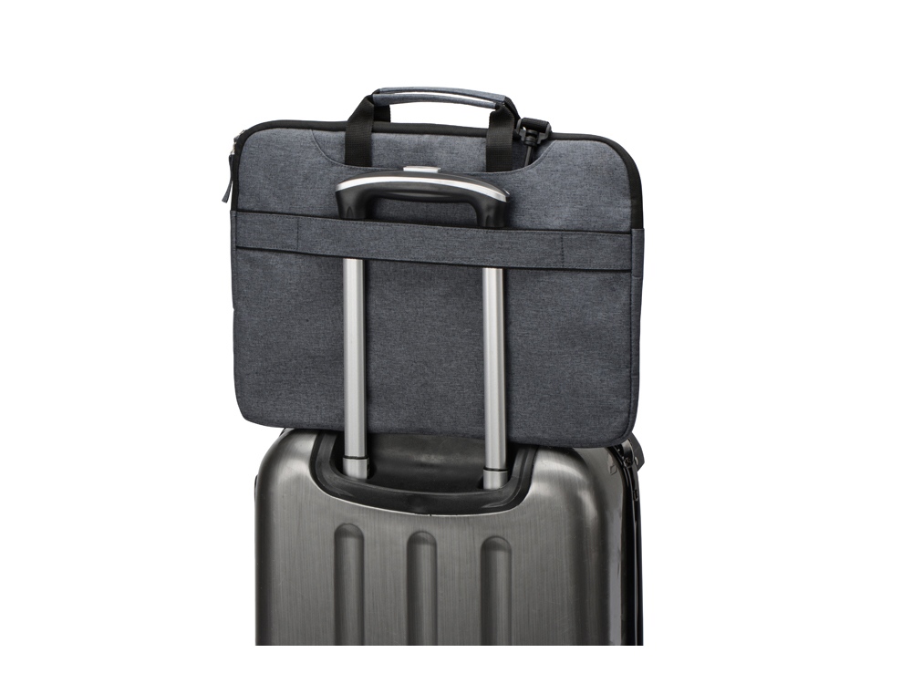 Сумка Plush c усиленной защитой ноутбука 15.6 '', серо-синий-7