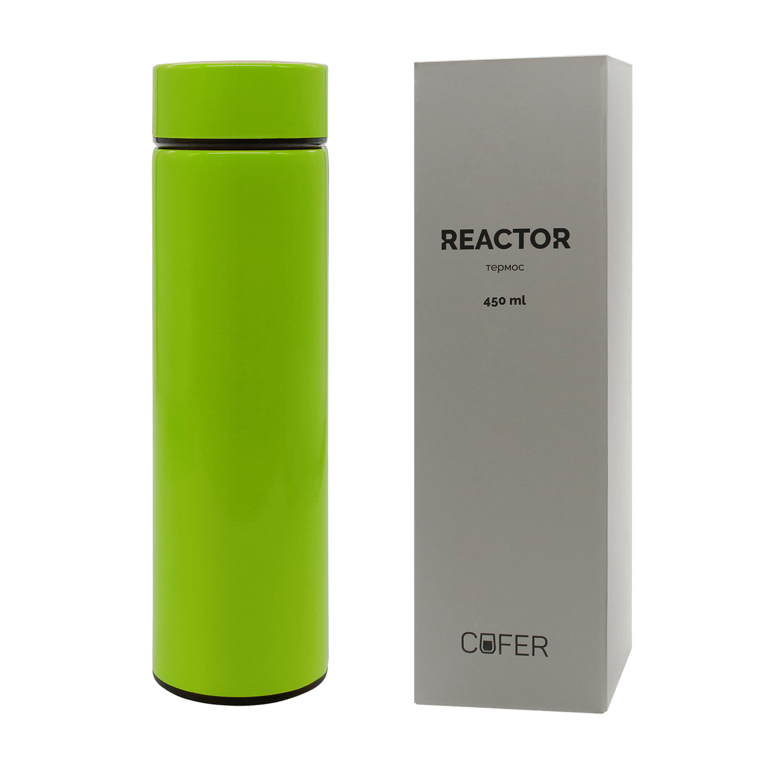 Термос Reactor с датчиком температуры (салатовый)-3