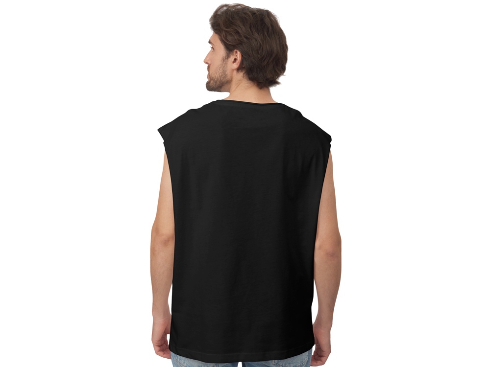 Майка оверсайз Berlin, унисекс, черный-4