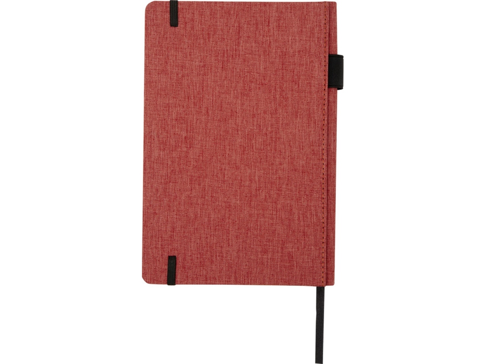 Блокнот Orin, формат А5, из переработанного ПЭТ, красный кирпичный-2