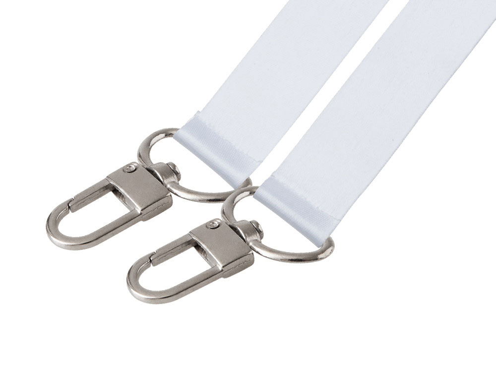 Ланъярд 2,5 см под сублимацию с 2-мя трендовыми карабинами-3