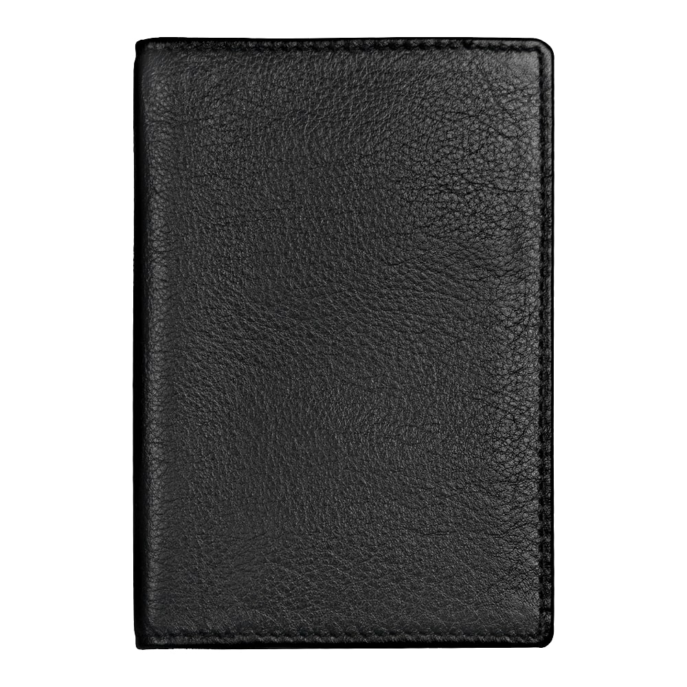 Обложка для паспорта Leather Trend, Чёрный-0