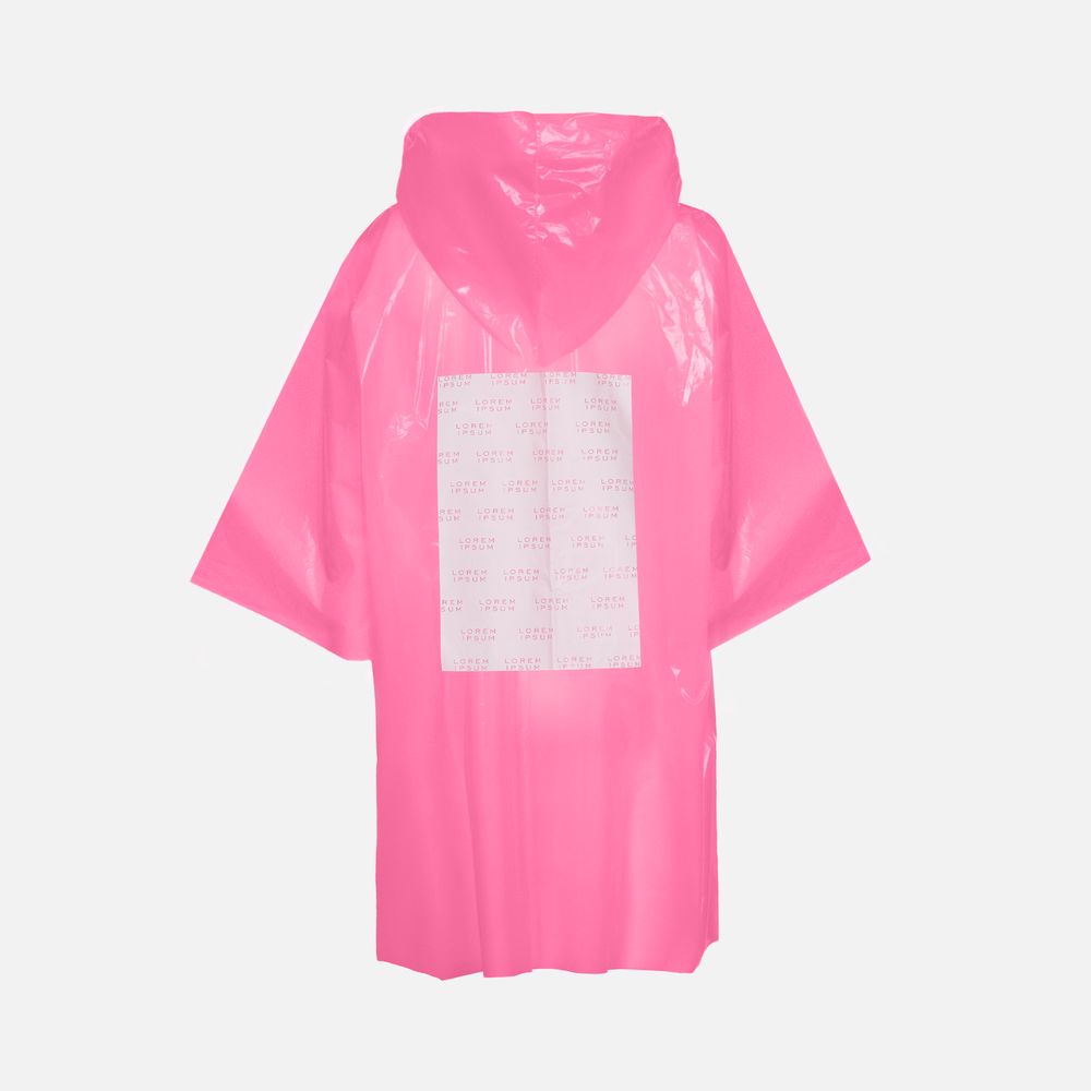 Дождевик-плащ CloudTime с печатью в один цвет на заказ-3