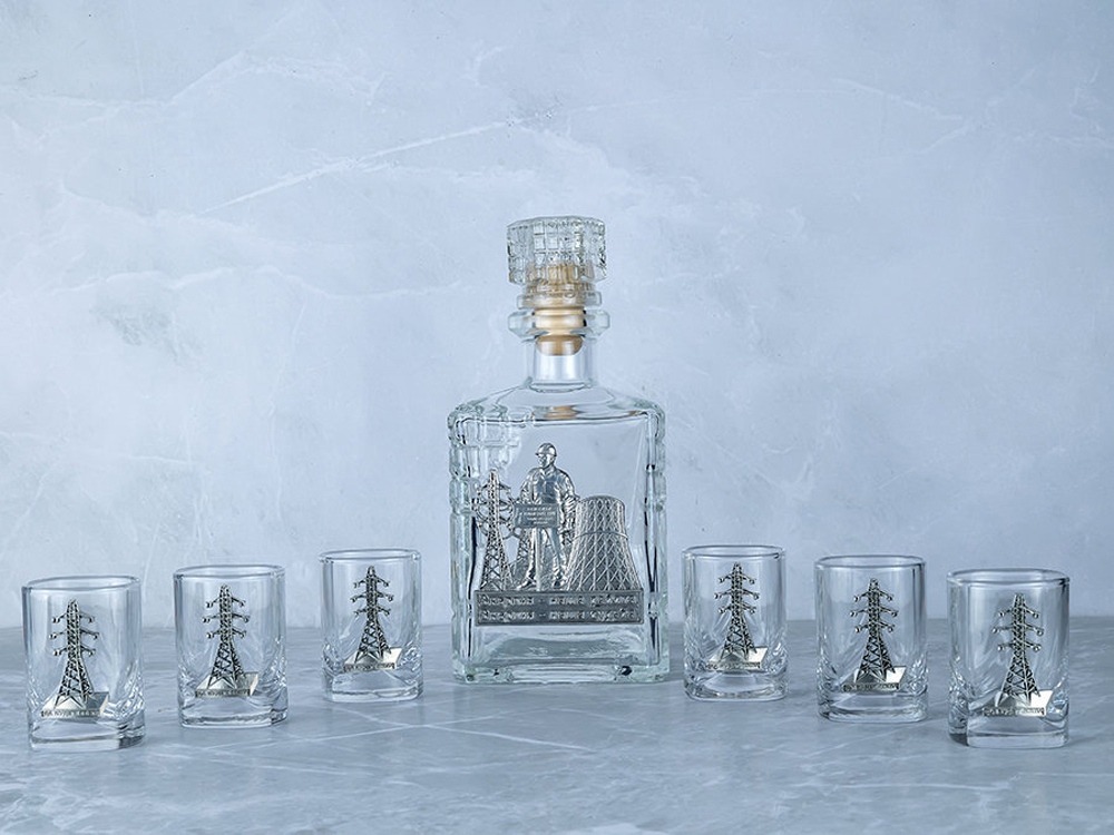 Набор со штофом ЭНЕРГЕТИКИ-0