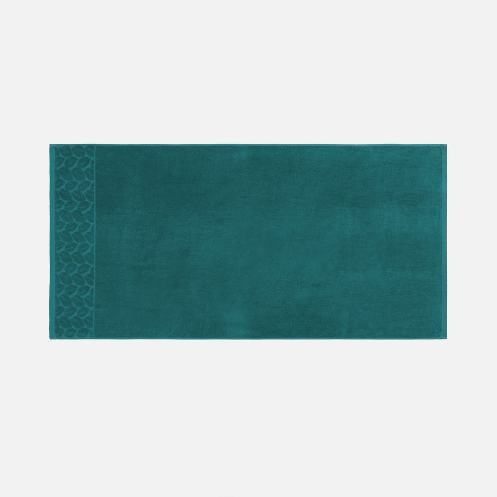 Полотенце махровое Hoya, среднее, темно-бирюзовое-1